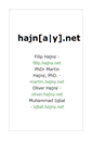 Mobile Screenshot of hajny.net